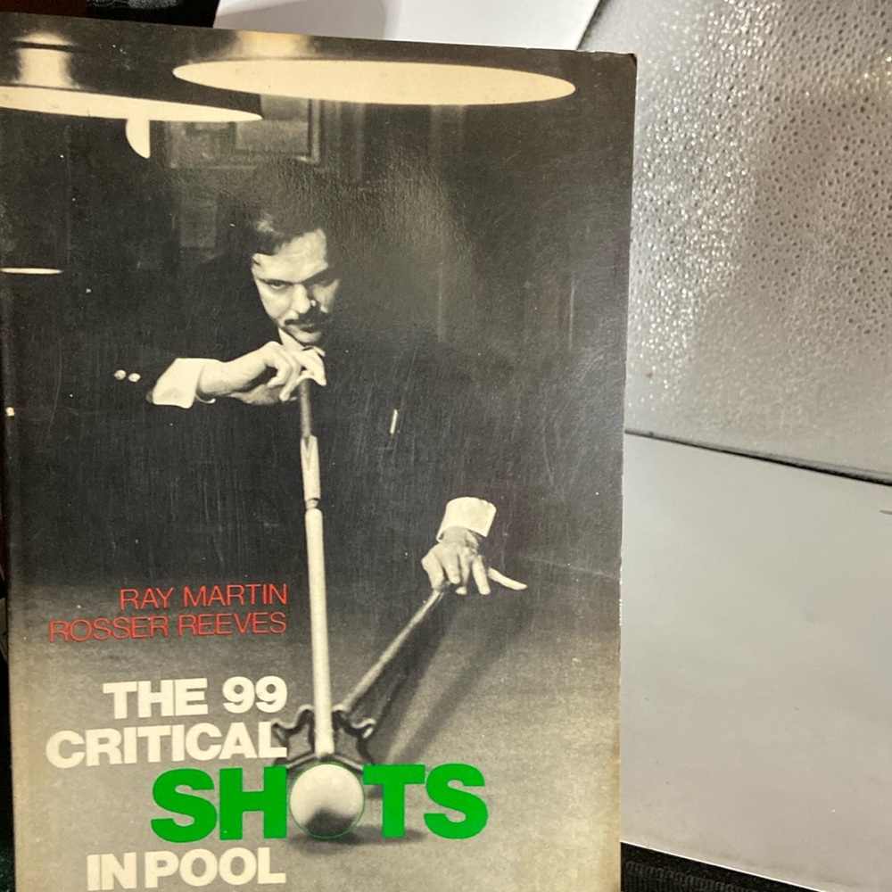 Ray Martin book The 99 Critical Shots in Pool